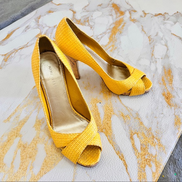 Nine West Shoes - Nine West Corn Yellow Pumps